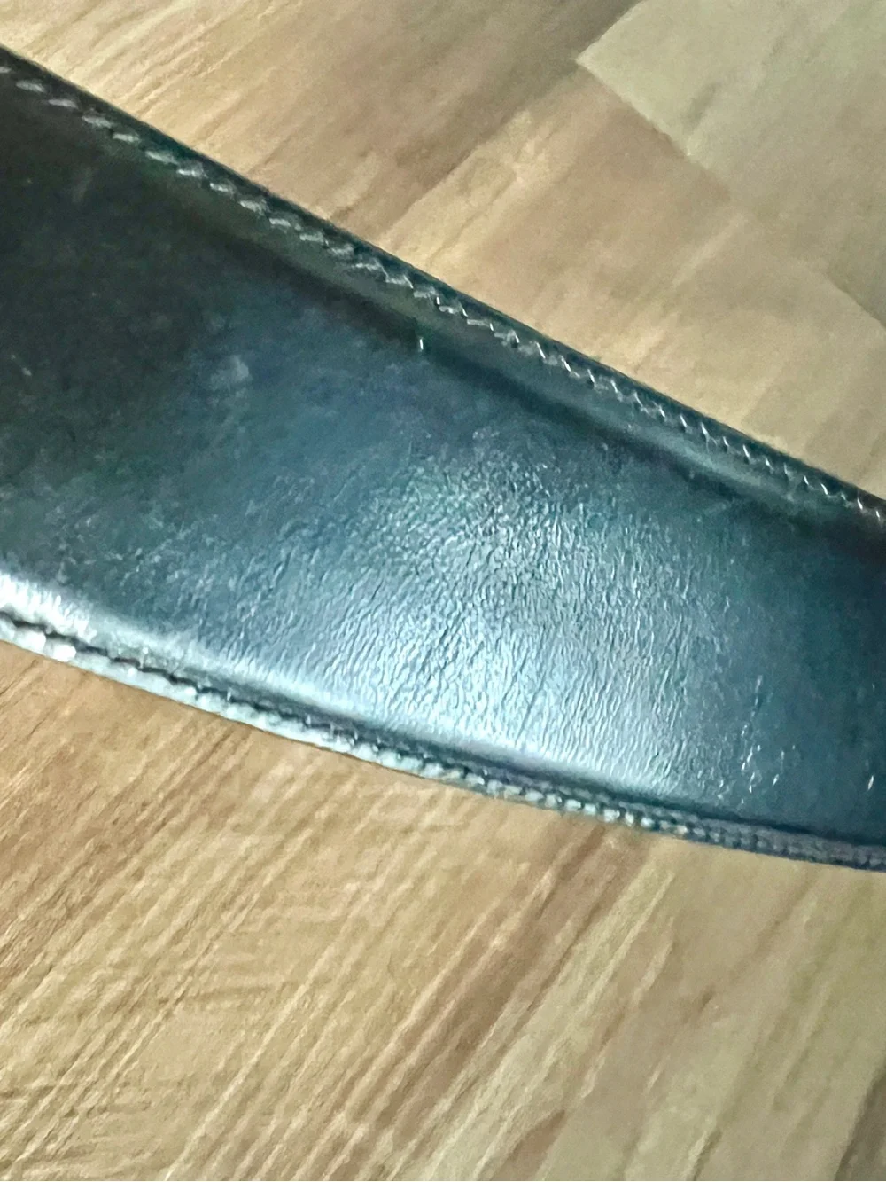 Gucci black leather